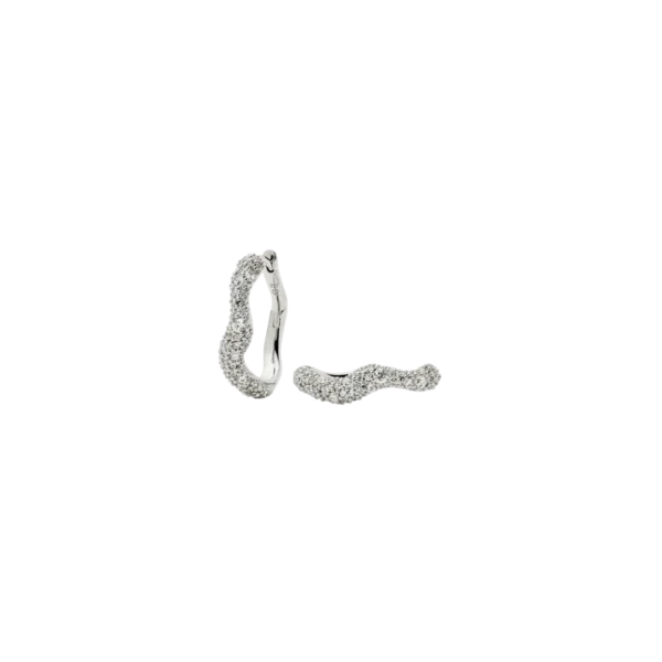 Missoma Molten Snow Small Hoop Earrings