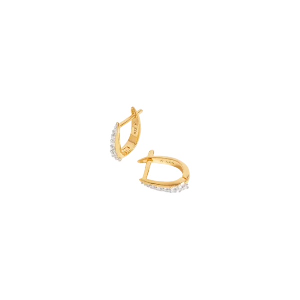 Missoma Claw Pave Huggies