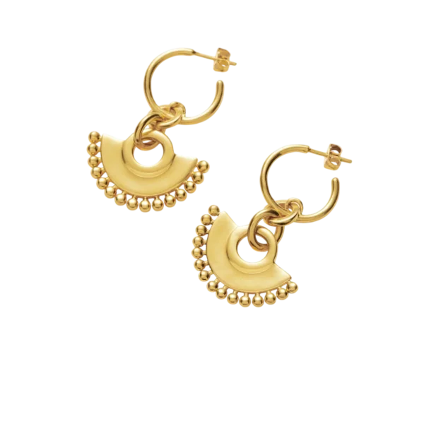 Missoma Zenyu Fan Chandelier Hoop Earrings