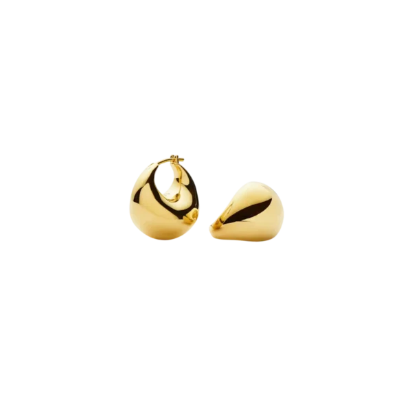 Missoma Sculptural Chubby Dome Small Hoop Earrings