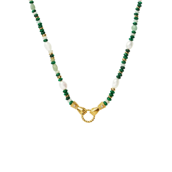 Missoma Harris Reed In Good Hands Beaded Gemstone Necklace