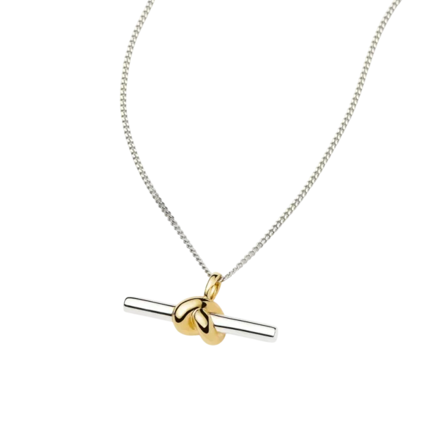 Missoma Lucy Williams T-Bar Knot Pendant Necklace