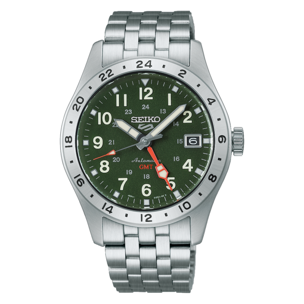 Seiko 5 Sports Field Style GMT 'Khaki Drill'