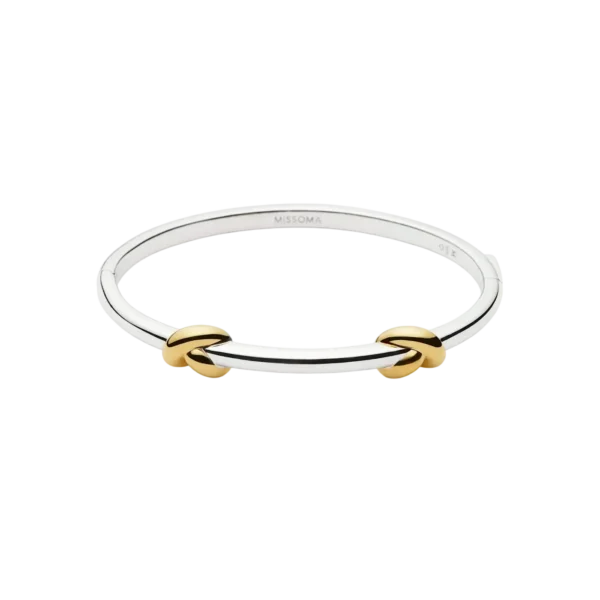 Missoma Lucy Williams Knot Hinged Bangle