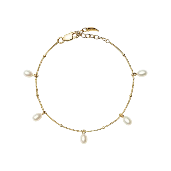 Missoma Pearl Baya Baroque Chain Bracelet