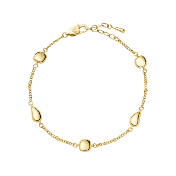 Missoma Molten Teardrop Multi Charm Bracelet