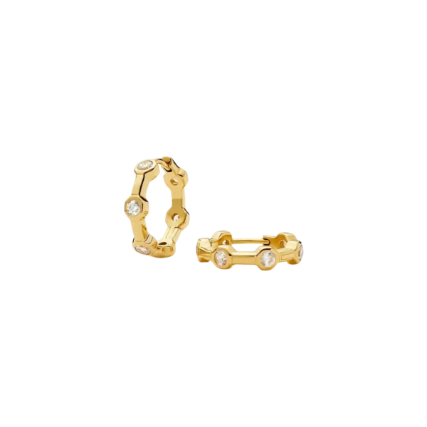 Missoma Lucy Williams Tennis Small Hoop Earrings