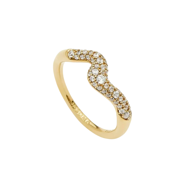 Missoma Molten Snow Stacking Ring